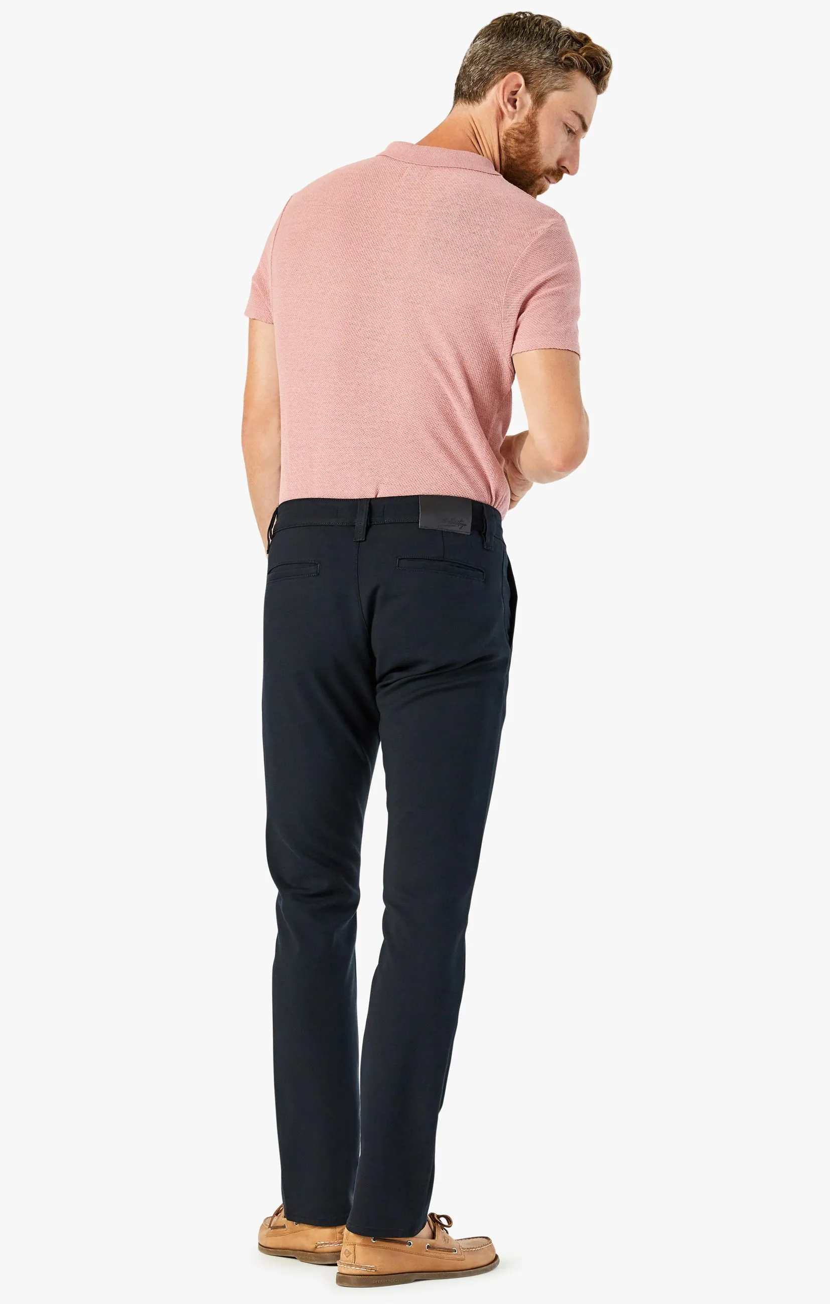 Verona Chino Pants in Black High Flyer