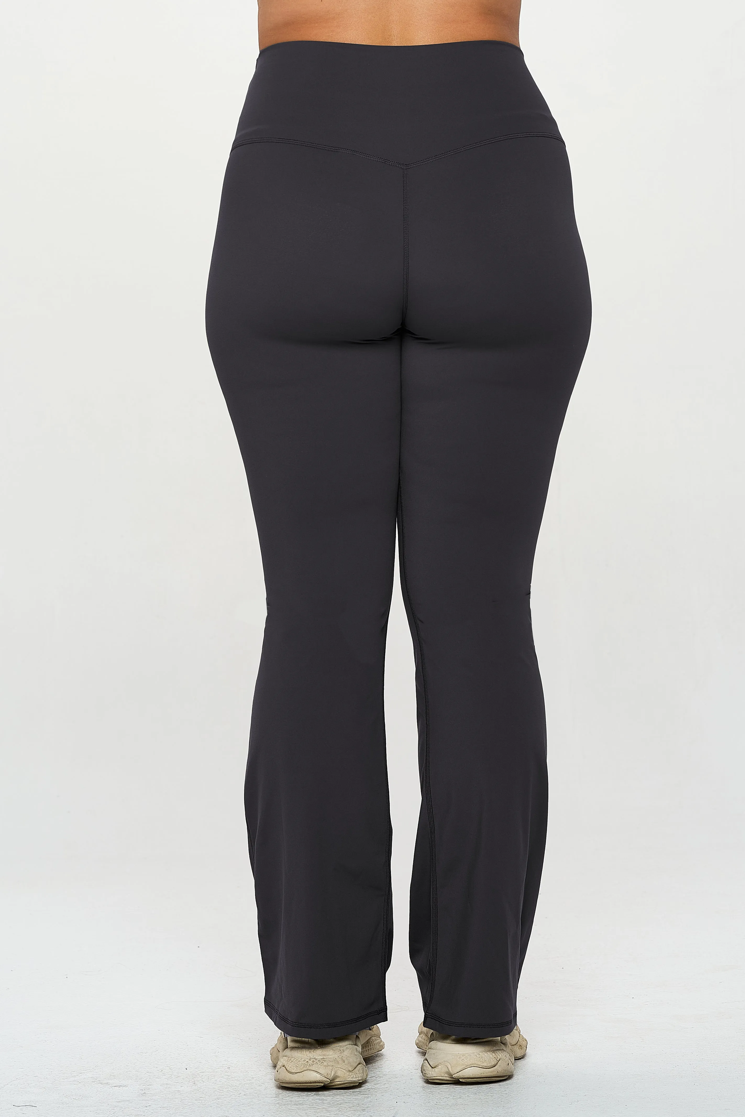 Women's Plus Size Ultra Soft High Waisted Flare Yoga Pants