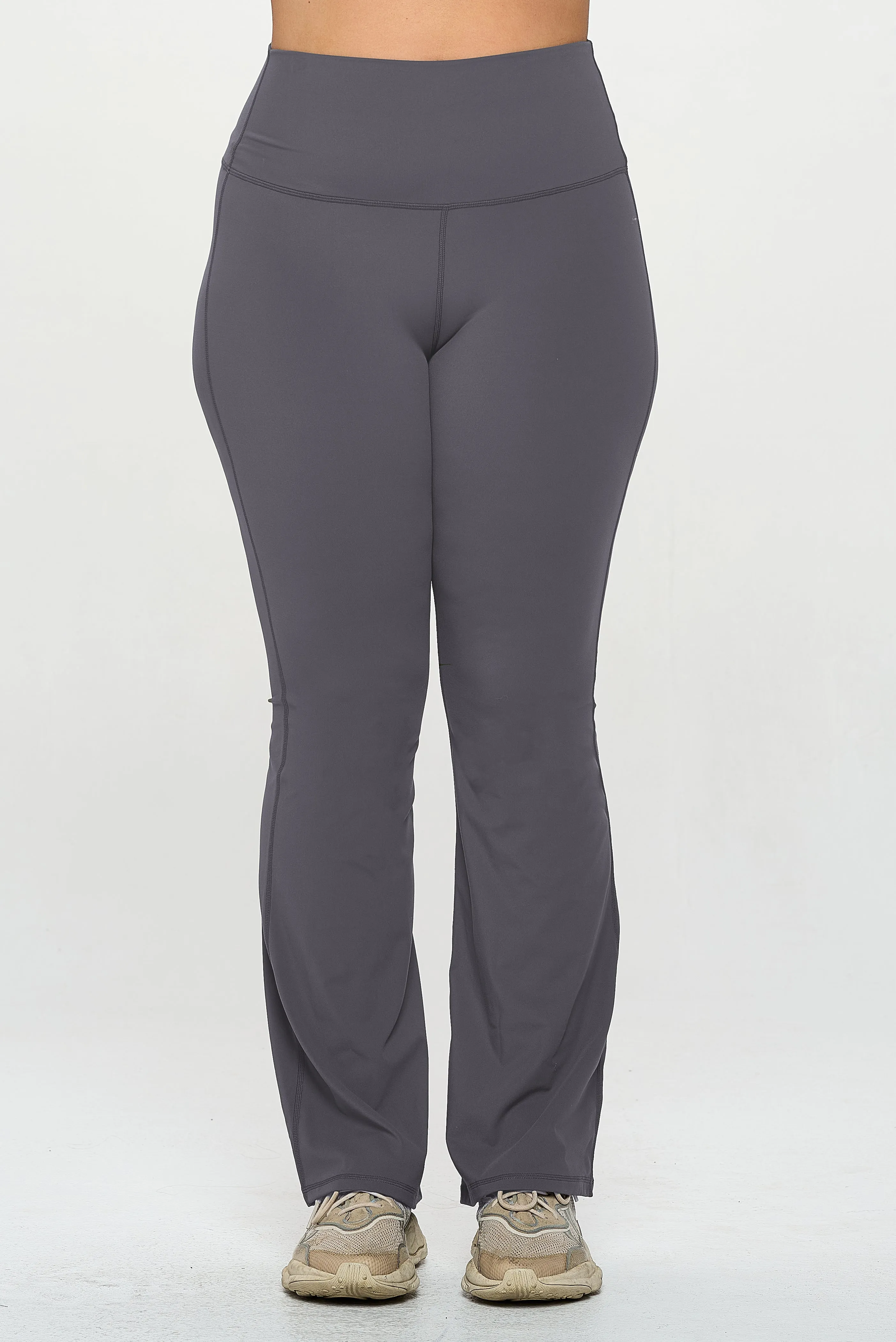 Women's Plus Size Ultra Soft High Waisted Flare Yoga Pants