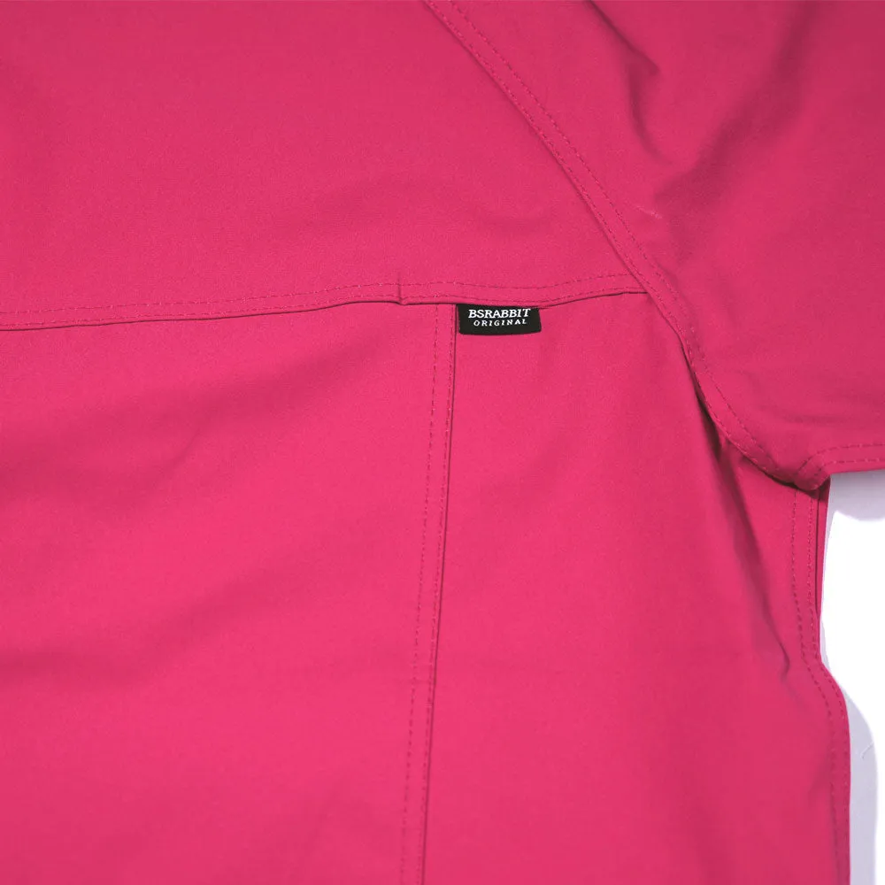 WORK STRETCH 3L HOODED JACKET PINK