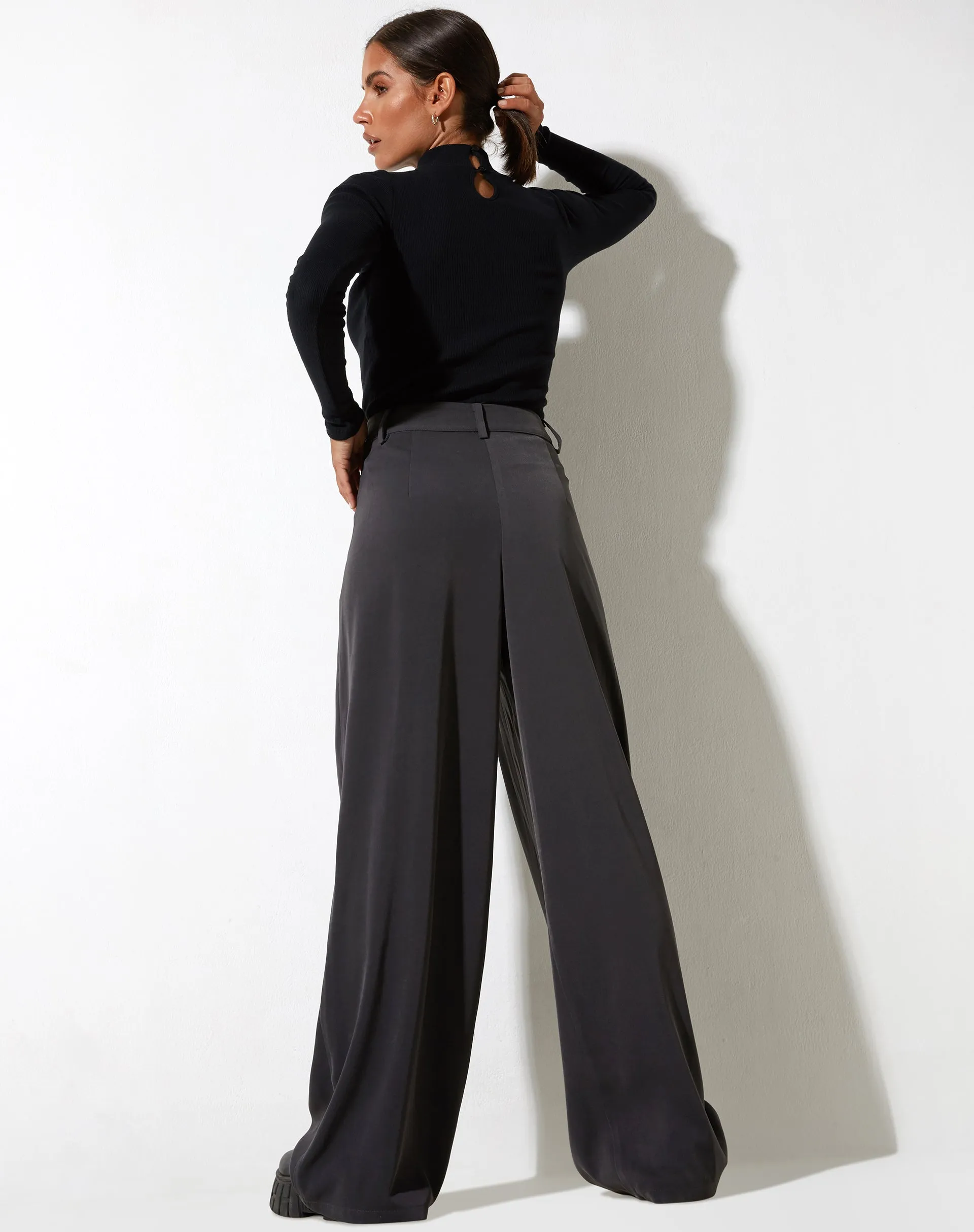 Yeka Trouser in Tailoring Charcoal